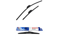 Bosch Windshield wipers discount set front + rear A119S+H304