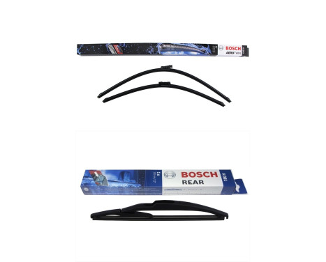 Bosch Windshield wipers discount set front + rear A120S+H301