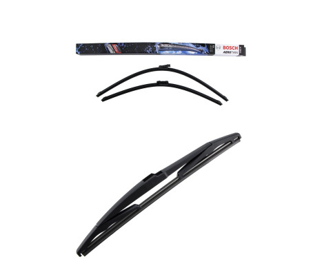 Bosch Windshield wipers discount set front + rear A120S+H330