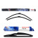 Bosch Windshield wipers discount set front + rear A120S+H840