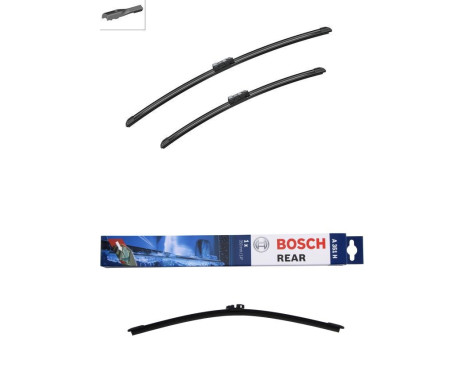 Bosch Windshield wipers discount set front + rear A164S+A351H