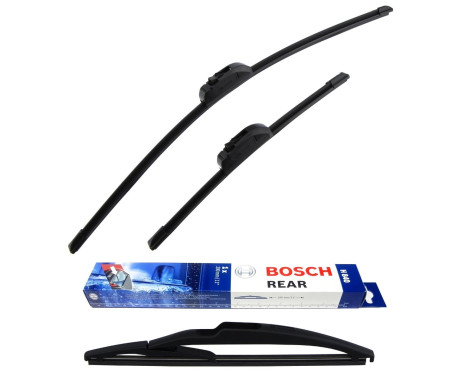 Bosch Windshield wipers discount set front + rear A173S+H840