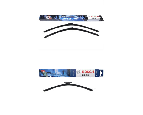 Bosch Windshield wipers discount set front + rear A187S+A331H