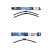 Bosch Windshield wipers discount set front + rear A187S+A331H