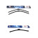 Bosch Windshield wipers discount set front + rear A187S+A400H