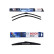 Bosch Windshield wipers discount set front + rear A187S+H312