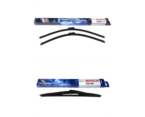 Bosch Windshield wipers discount set front + rear A187S+H353