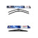 Bosch Windshield wipers discount set front + rear A187S+H353