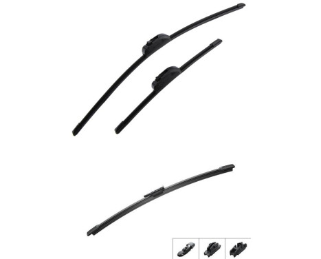 Bosch Windshield wipers discount set front + rear A242S+AM30H