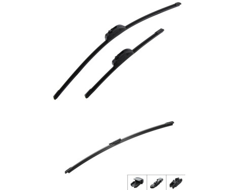 Bosch Windshield wipers discount set front + rear A244S+AM38H