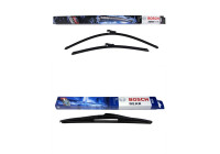 Bosch Windshield wipers discount set front + rear A256S+H353