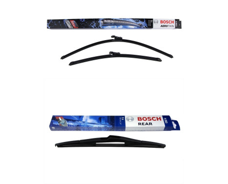 Bosch Windshield wipers discount set front + rear A256S+H353