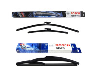 Bosch Windshield wipers discount set front + rear A292S+H840