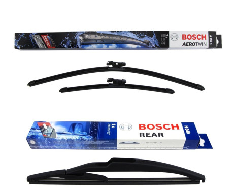 Bosch Windshield wipers discount set front + rear A292S+H840