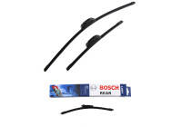 Bosch Windshield wipers discount set front + rear A296S+A280H