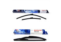 Bosch Windshield wipers discount set front + rear A299S+H840
