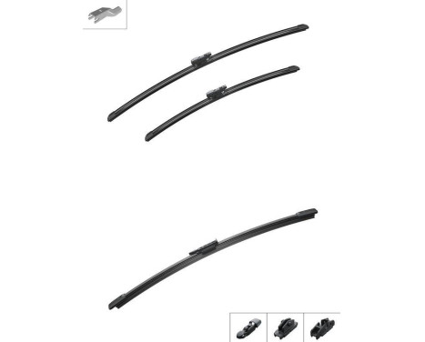 Bosch Windshield wipers discount set front + rear A322S+AM30H