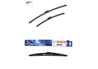 Bosch Windshield wipers discount set front + rear A398S+H352
