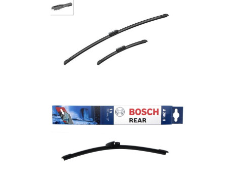 Bosch Windshield wipers discount set front + rear A404S+A281H