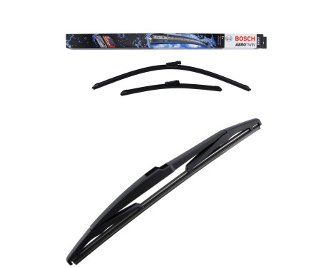 Bosch Windshield wipers discount set front + rear A414S+H240