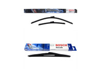 Bosch Windshield wipers discount set front + rear A414S+H304