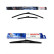 Bosch Windshield wipers discount set front + rear A414S+H304