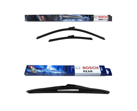 Bosch Windshield wipers discount set front + rear A414S+H351