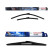 Bosch Windshield wipers discount set front + rear A414S+H351