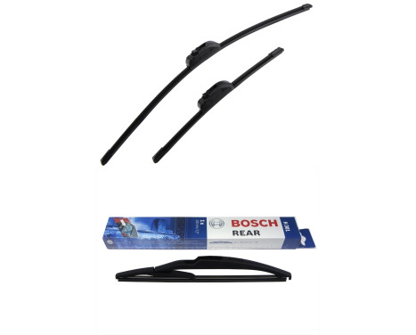 Bosch Windshield wipers discount set front + rear A422S+H301