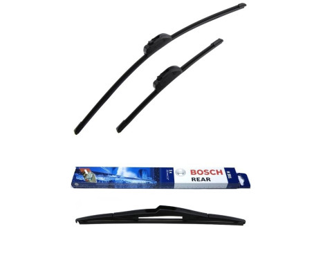 Bosch Windshield wipers discount set front + rear A428S+H351