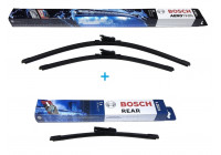 Bosch Windshield wipers discount set front + rear A555S+A282H