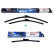 Bosch Windshield wipers discount set front + rear A555S+A282H