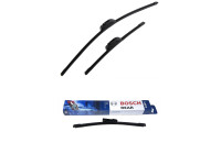 Bosch Windshield wipers discount set front + rear A557S+A282H