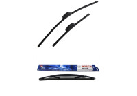 Bosch Windshield wipers discount set front + rear A581S+H402
