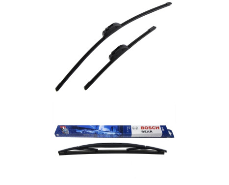 Bosch Windshield wipers discount set front + rear A581S+H402