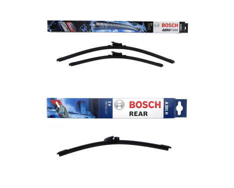 Bosch Windshield wipers discount set front + rear A620S+A281H