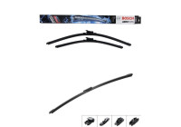 Bosch Windshield wipers discount set front + rear A620S+AM40H