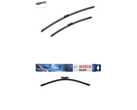 Bosch Windshield wipers discount set front + rear A621S+A331H