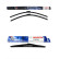 Bosch Windshield wipers discount set front + rear A640S+H304