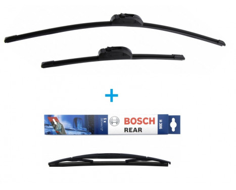 Bosch Windshield wipers discount set front + rear A696S+H306