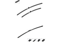 Bosch Windshield wipers discount set front + rear A727S+AM40H