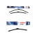 Bosch Windshield wipers discount set front + rear A929S+A281H