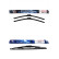 Bosch Windshield wipers discount set front + rear A933S+H380