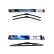 Bosch Windshield wipers discount set front + rear A933S+H772