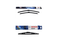 Bosch Windshield wipers discount set front + rear A951S+H282