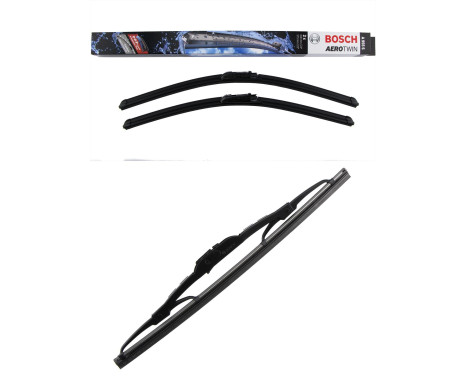 Bosch Windshield wipers discount set front + rear A955S+H382