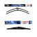 Bosch Windshield wipers discount set front + rear A966S+H370