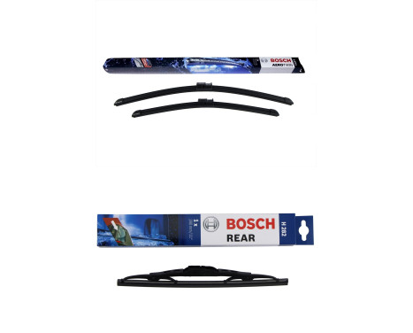 Bosch Windshield wipers discount set front + rear A977S+H282