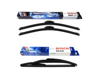 Bosch Windshield wipers discount set front + rear AR450S+H840