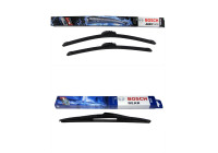 Bosch Windshield wipers discount set front + rear AR550S+H353